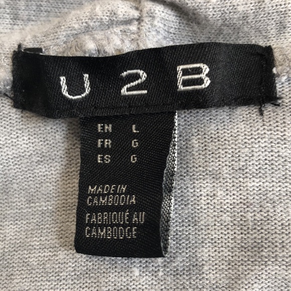 Grey Open Cardigan - Picture 3 of 3